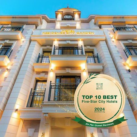 Residence City Garden - Certificate Of Excellence Top 10 Best Five-Stars City Hotels For 2024 Awarded By Htif Plovdiv Eksteriør billede
