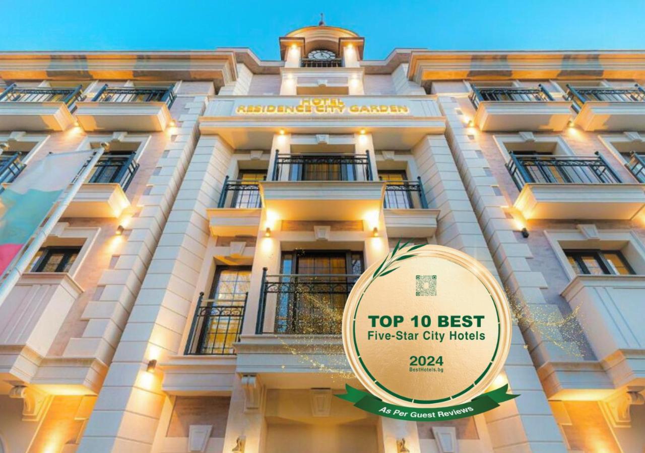 Residence City Garden - Certificate Of Excellence Top 10 Best Five-Stars City Hotels For 2024 Awarded By Htif Plovdiv Eksteriør billede